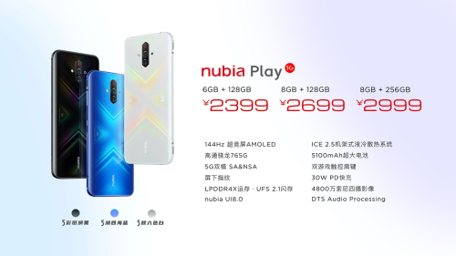 努比亚Play 5G手机及生态产品强势亮相！潮流+创新诠释努比亚品牌新理念-锋巢网